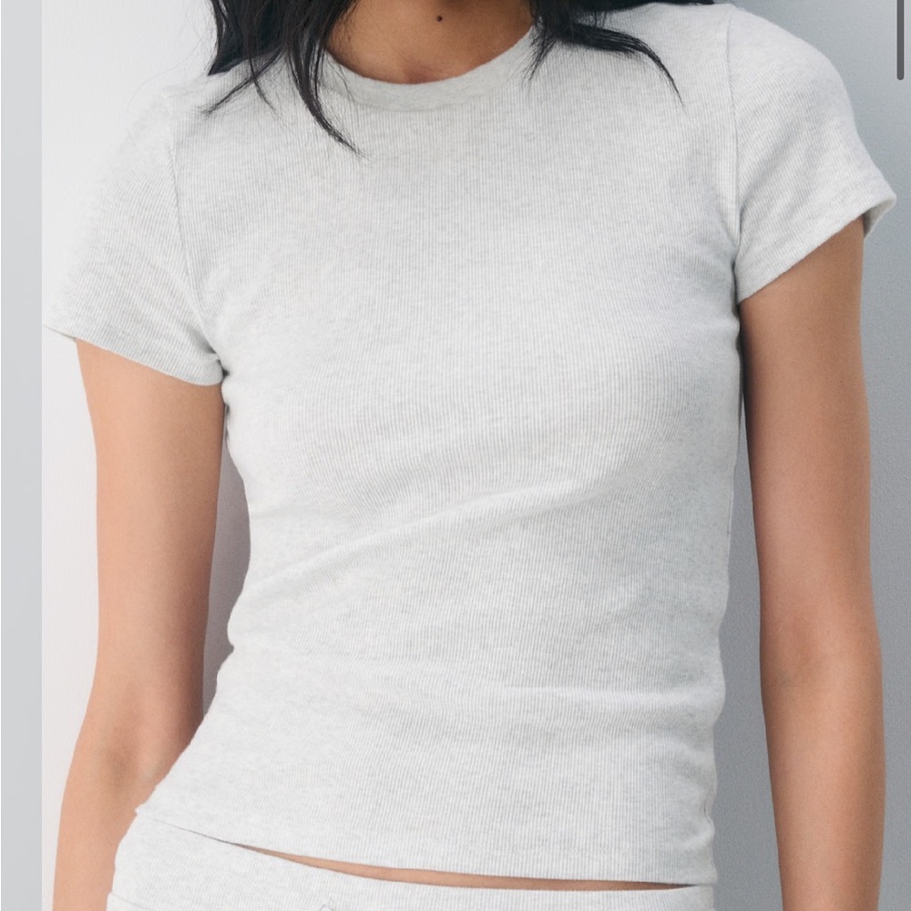 Aritzia HomeStretch Rib Crew T-Shirt